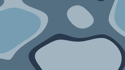Abstract blue shapes form a calming organic pattern. Stock Footage 296226312