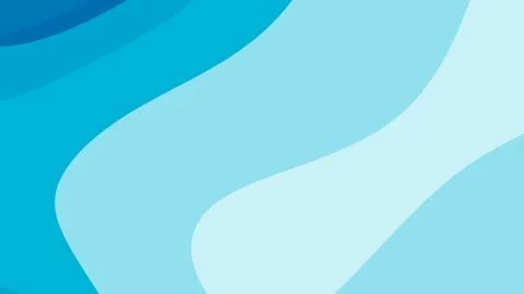 Abstract blue shapes form flowing waves with varying shades of blue and teal  Иллюстрация