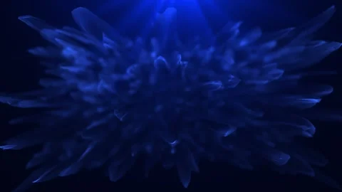 Abstract blue shiny glowing lines and waves energetic magical like a crysta.. 库存影片 329229189