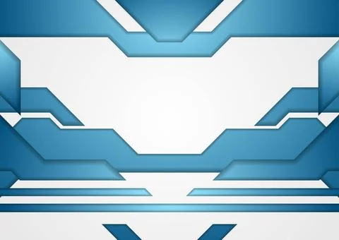 Abstract blue shiny tech layout concept background Abstract blue shiny tec... Stock Photos