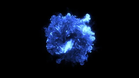 Abstract blue shockwave in black, An mesmerizing abstract of blue 스톡 동영상 314773019