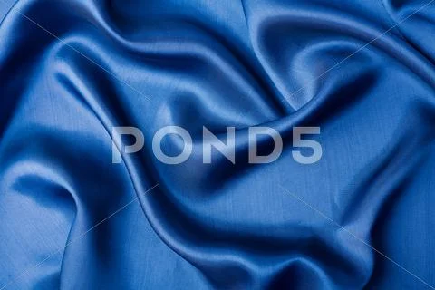 Abstract blue silk background Stock-Fotos