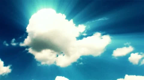 Abstract blue sky background 4 Video stock 12280864