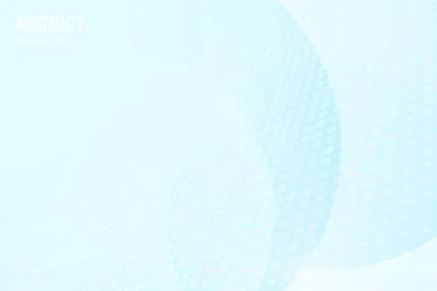 Abstract blue sky circle tech decoration halftone background. Stock Illustration