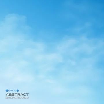 Abstract of blue sky with clouds background. Stock-Illustration