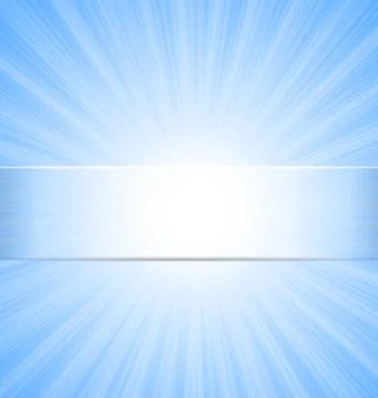 Abstract Blue Sky Sunbeam Background Illustrazione stock