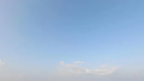 Abstract blue sky transparent cloud background screen. skycaps on a sunny day. Stock-Footage 171048148