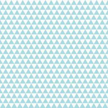 Abstract blue sky triangle pattern seamless design on white background vector Stock Illustration