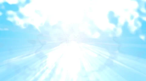 Abstract blue sky with white clouds. Loop able. 4K UHD Stock Footage 38174075