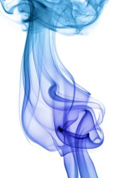 Abstract blue smoke background Stock Photos