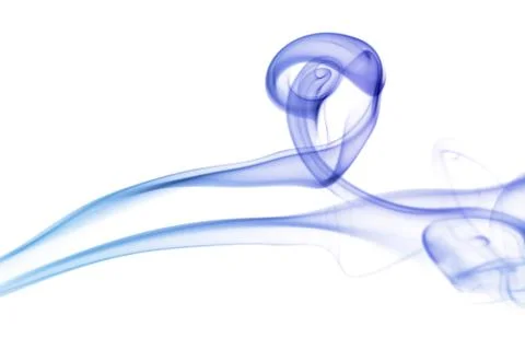 Abstract blue smoke background Stock Photos