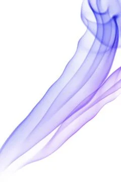 Abstract blue smoke background Stock Photos