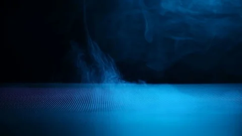 Abstract blue smoke design elements. Stock-Footage 124862608