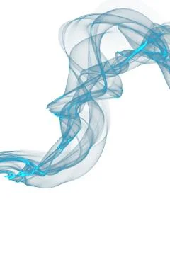 Abstract blue smoke 스톡 일러스트