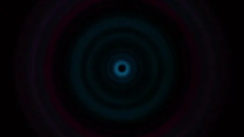 Abstract Blue Sonic Sound Wave Ripple 4K Seamless Loop Video stock 333816014