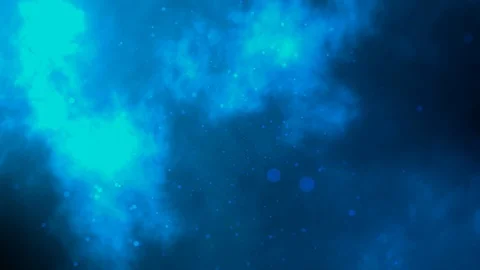 Abstract blue space galaxy background animation and Bubble Particles. Seamless Stock-Footage 121514389