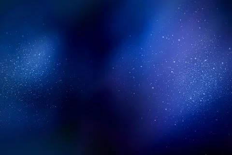 Abstract blue space minimalistic background. glowing stars Illustrazione stock