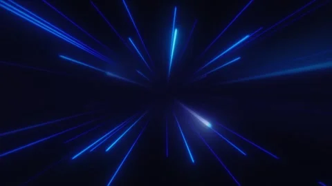 Abstract blue speed lines Stock Footage 284353680