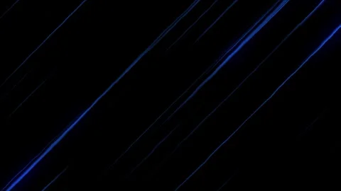 Abstract Blue Speed Lines Glow Animation on Black Background Video stock 308139056