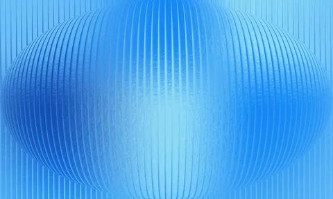 Abstract Blue Spherical Distortion Background with Ribbed Texture and Gradien 스톡 일러스트