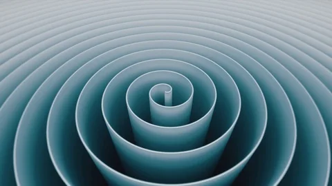Abstract Blue Spiral Background, 3d Loopable Animation 4k Vidéo 71439330