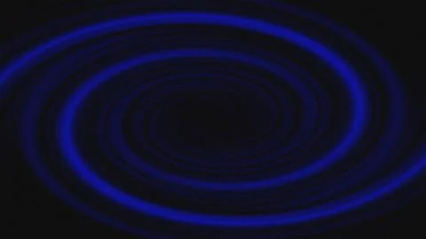 Abstract blue spiral light trail forming a glowing vortex pattern Illustrazione stock
