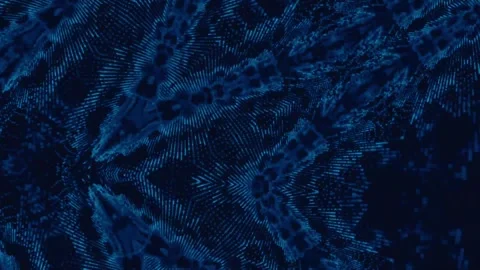 Abstract blue spiral nets waving motion background Stock Footage 260376687