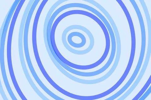 Abstract blue spiral pattern with concentric circles design Stock Illustration
