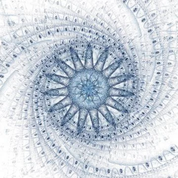 Abstract blue spiral theme Stock Illustration