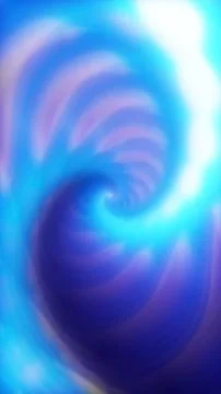 Abstract Blue Spiral Vortex Background with Glowing Light Flow Stock Illustration