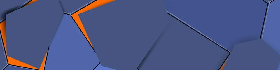 Abstract blue splinter background. Modern horizontal mosaic backdrop  Stock Illustration