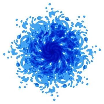 Abstract blue spot. Backgrounds Stock Illustration