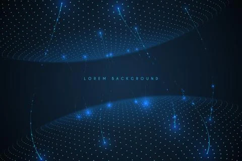 Abstract blue spoted light background Stock Illustration