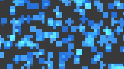 Abstract blue square grid pattern versatile design element Vídeos de archivo 267046011