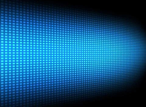 Abstract blue square pattern technology futuristic transfer data innovation p Stock Illustration