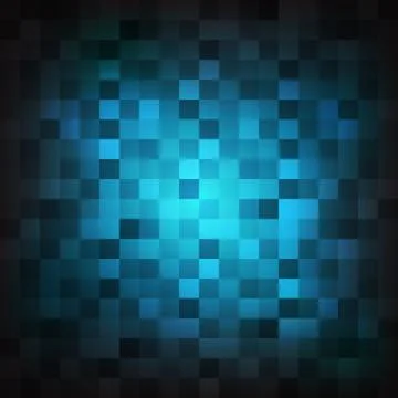 Abstract blue square shape background Stock Illustration