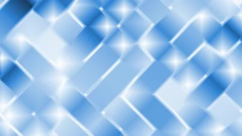Abstract blue square smooth background Stock Illustration