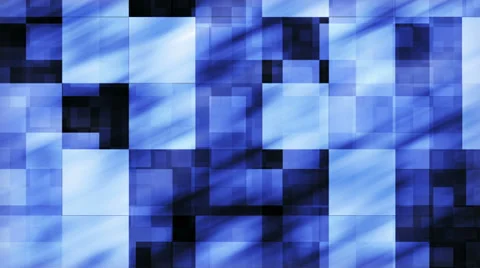 Abstract Blue Squares background - loop, HD 1080p. Stock Footage 34433019