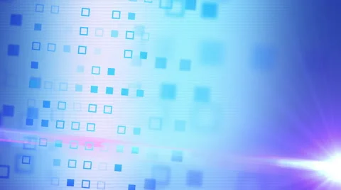 Abstract blue squares flow  animation Stock Footage 68715413