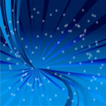 Abstract blue star background Illustrazione stock