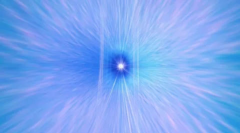 Abstract blue starburst light explosion Stock Footage 331459673
