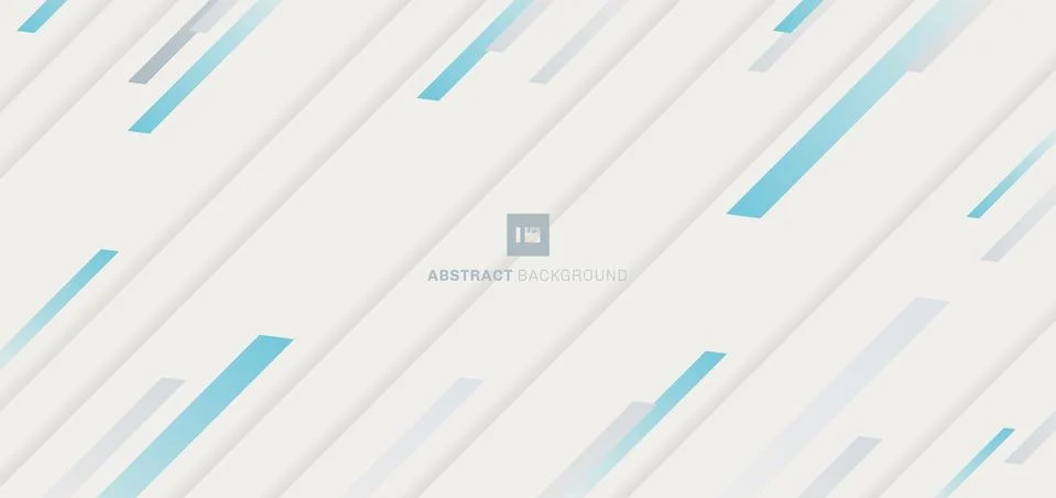 Abstract blue stripe diagonal pattern on white background. Stock Illustration