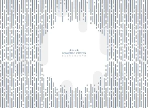 Abstract of blue stripe line patterns geometric background. Stock Illustration