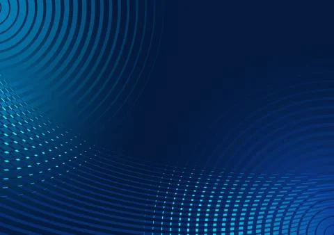 Abstract Blue Striped Background Stock Illustration