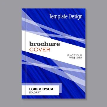 Abstract blue striped background. Vector design イラスト素材