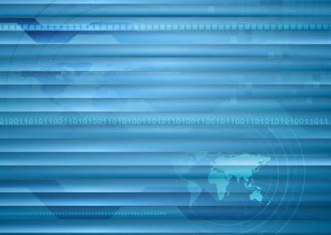 Abstract blue striped tech background Abstract blue striped tech backgroun... 库存照片