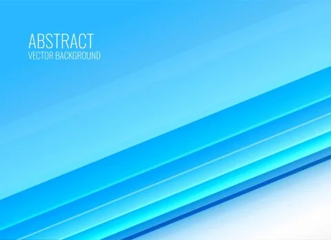 Abstract blue stripes background design in business style Illustrazione stock