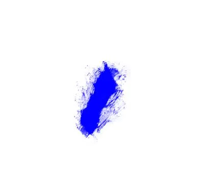 Abstract blue stroke paint brush for draw Stock Illustration