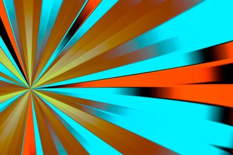 Abstract blue sun rays background Illustrazione stock