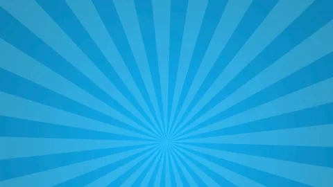 Abstract Blue Sunburst Background Loop - HD Video Stock Footage 340481374